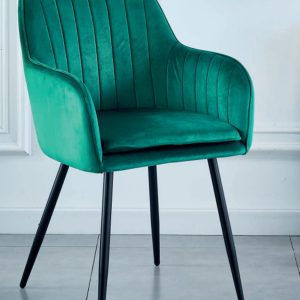 Sillón MUNICH terciopelo aguamarina