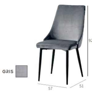 Silla PENELOPE GRIS
