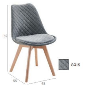 SILLA NINA GRIS