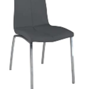 Silla TINA polipiel ANTRACITA