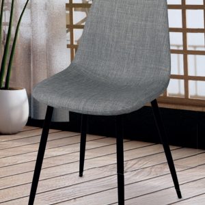 Silla JULIETA tapizado GRIS